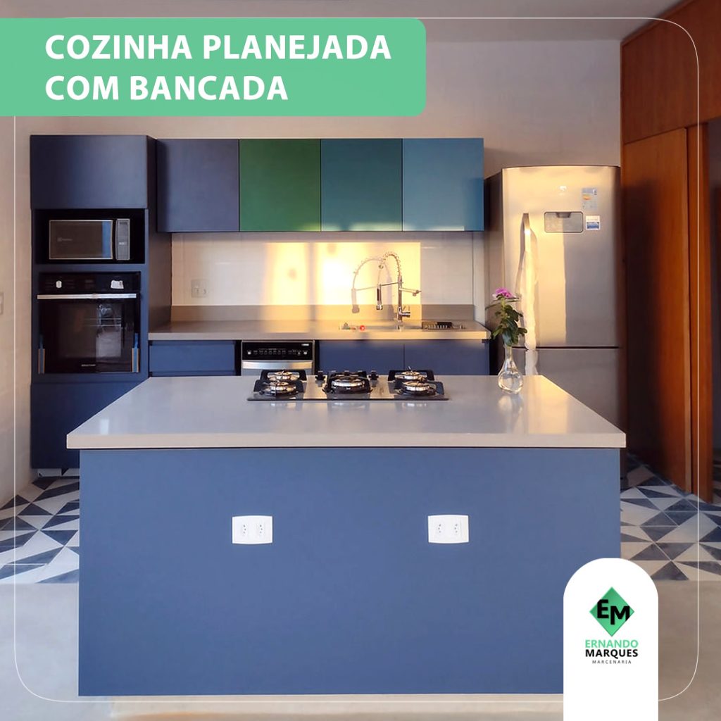 Cozinha Planejada com Bancada