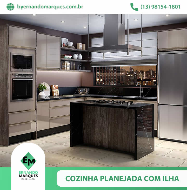 Cozinha Planejada com Ilha